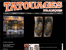 Tablet Screenshot of francois-tatouages.com